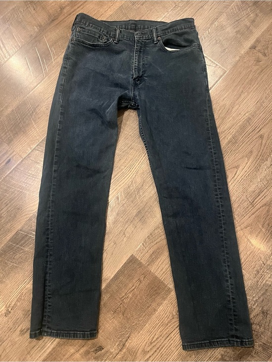 Levi's Other - Levi's Men's 505 Straight Black Jeans - Dark Indigo Tone 36x32